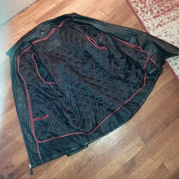 St. John's Bay leather coat